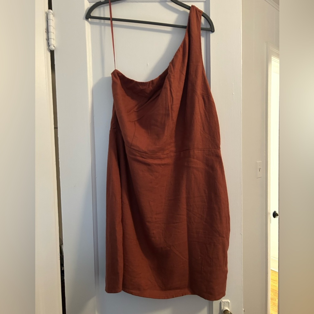 Abercrombie & Fitch One-Shoulder Mini Dress